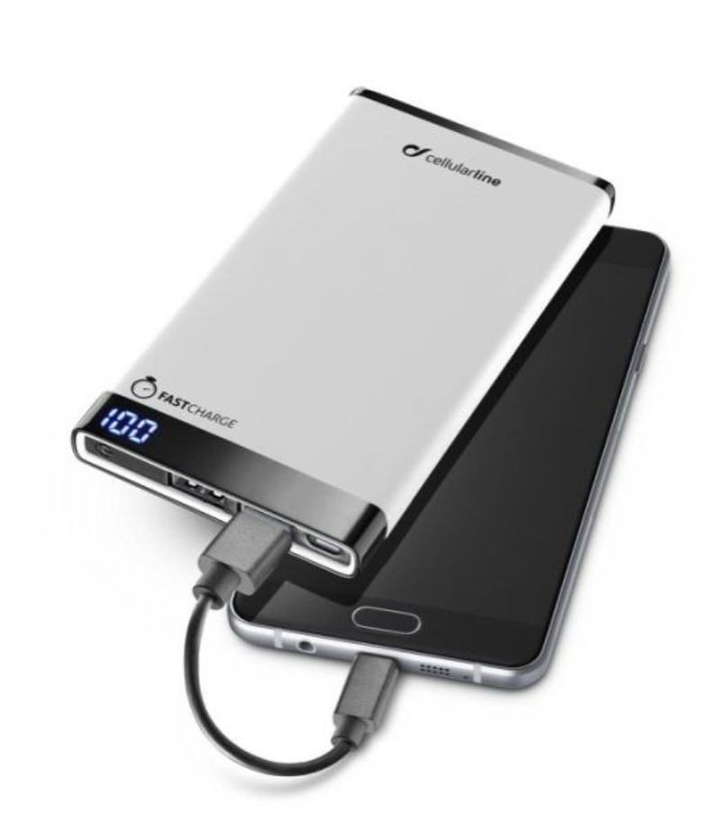 CELLULARLINE PowerBank slim 6000 mAh Cellular Line Freepower Manta 6000 bianco